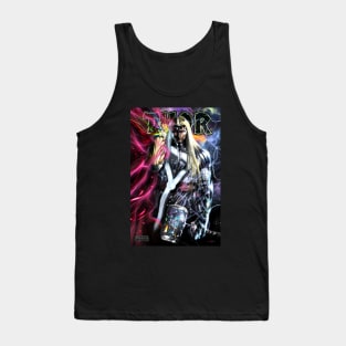 The God of Thunder, the hammer and the infinity power Tank Top